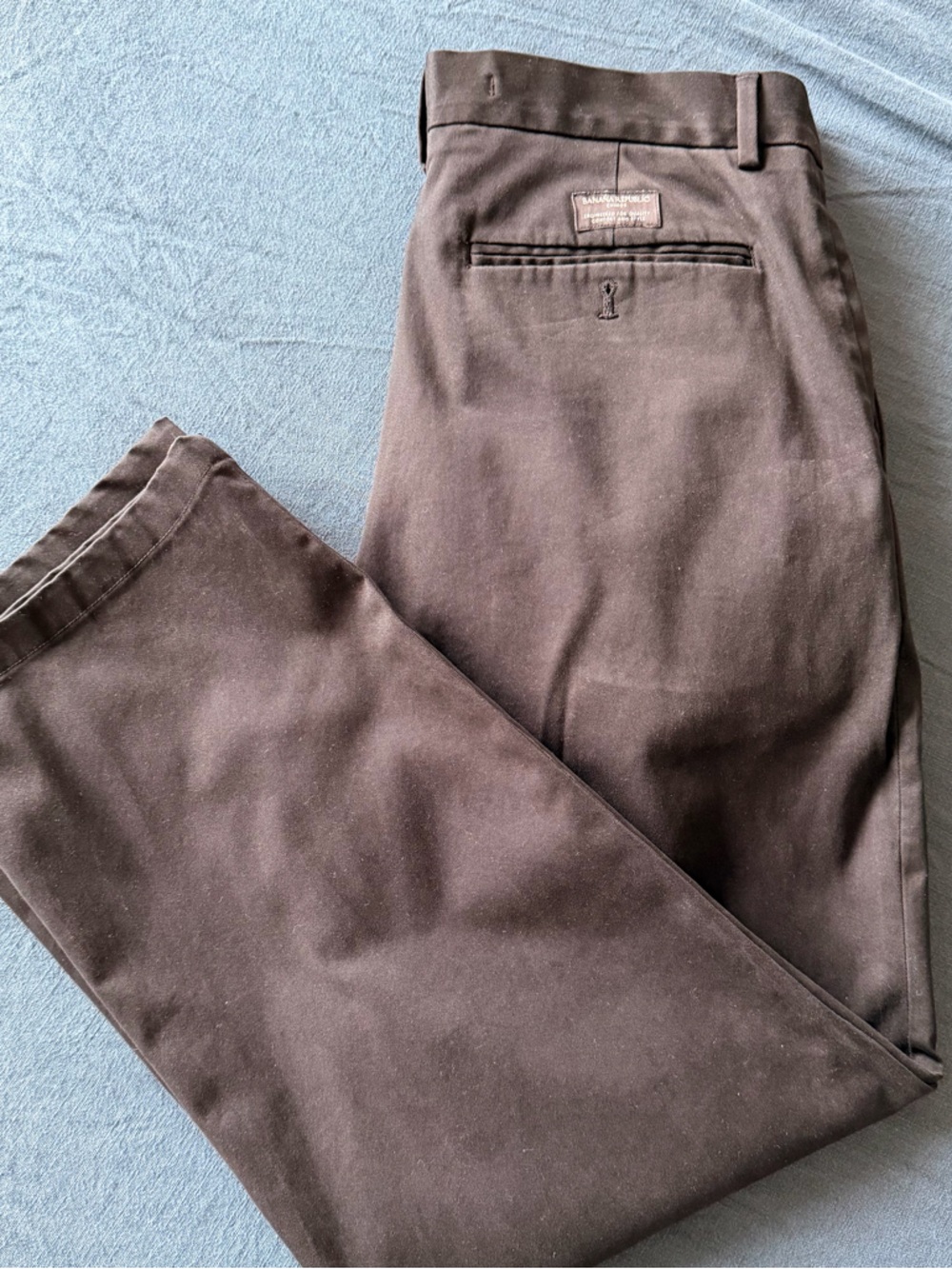 Banana Republic Smithfield Black Pleated Chino Pants
